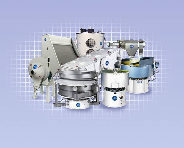 SWECO Rundsiebmaschine Separieren von Flüssigkeiten aus Feststoff oder Klassieren trockener Produkte