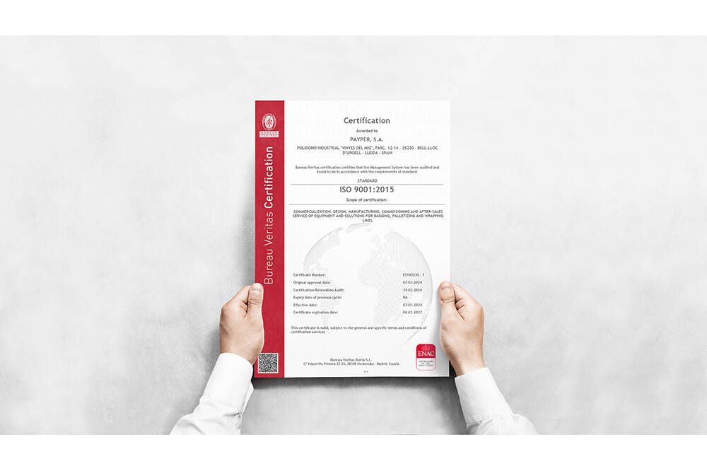 PAYPER erhält ISO 9001 Zertifizierung für Qualitätsmanagement Wir geben mit Stolz bekannt, dass PAYPER nach der international anerkannten ISO 9001:2015 zertifiziert wurde.
Unsere Zertifizierungen umfassen alle internen Prozesse, einschließlich der Interaktionen mit unseren Kunden und Lieferanten.