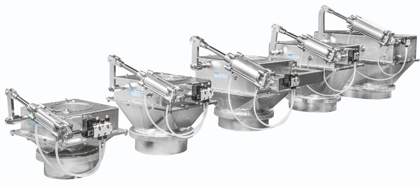 Gängige Größen des singold Klappenverschlusses  DN150 -- DN400 Gängige Größen des singold Klappenverschlusses  DN150 -- DN400