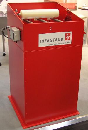 Start-up für neuen Siloaufsatzfilter auf der POWTECH 2010 Der AJP 224, das neue Siloaufsatzfilter in rechteckiger Bauweise von Infastaub, fand reges Interesse