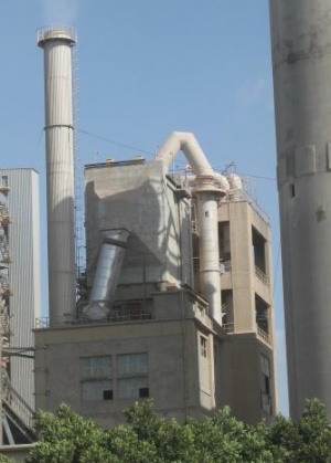 Mischfilter von Intensiv-Filter für Ciment de Sibline Schlauchfilter für das Rauchgas von Drehrohrofen/Rohmehlmühle und Luftüberschuss des Klinkerkühlers