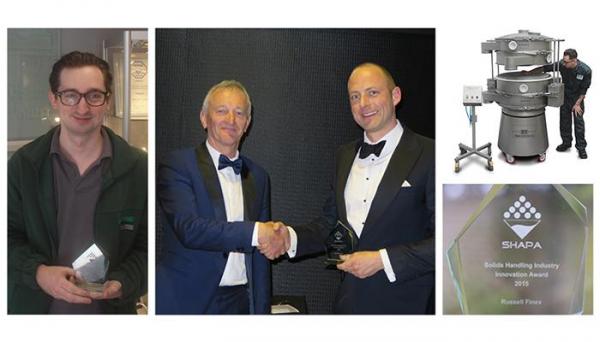 Russell Finex gewinnt Shapa Awards 2016 Russell Finex erhält den Preis als Exporteur des Jahres und den Innovationspreis